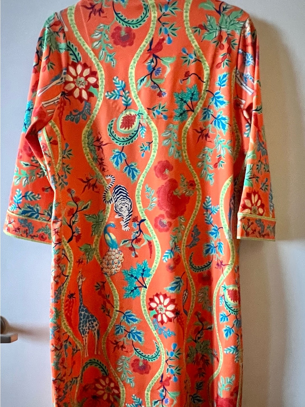 Gretchen Scott Designs Mandarin Dress in Jungle Symphony - Picture 2 of 4